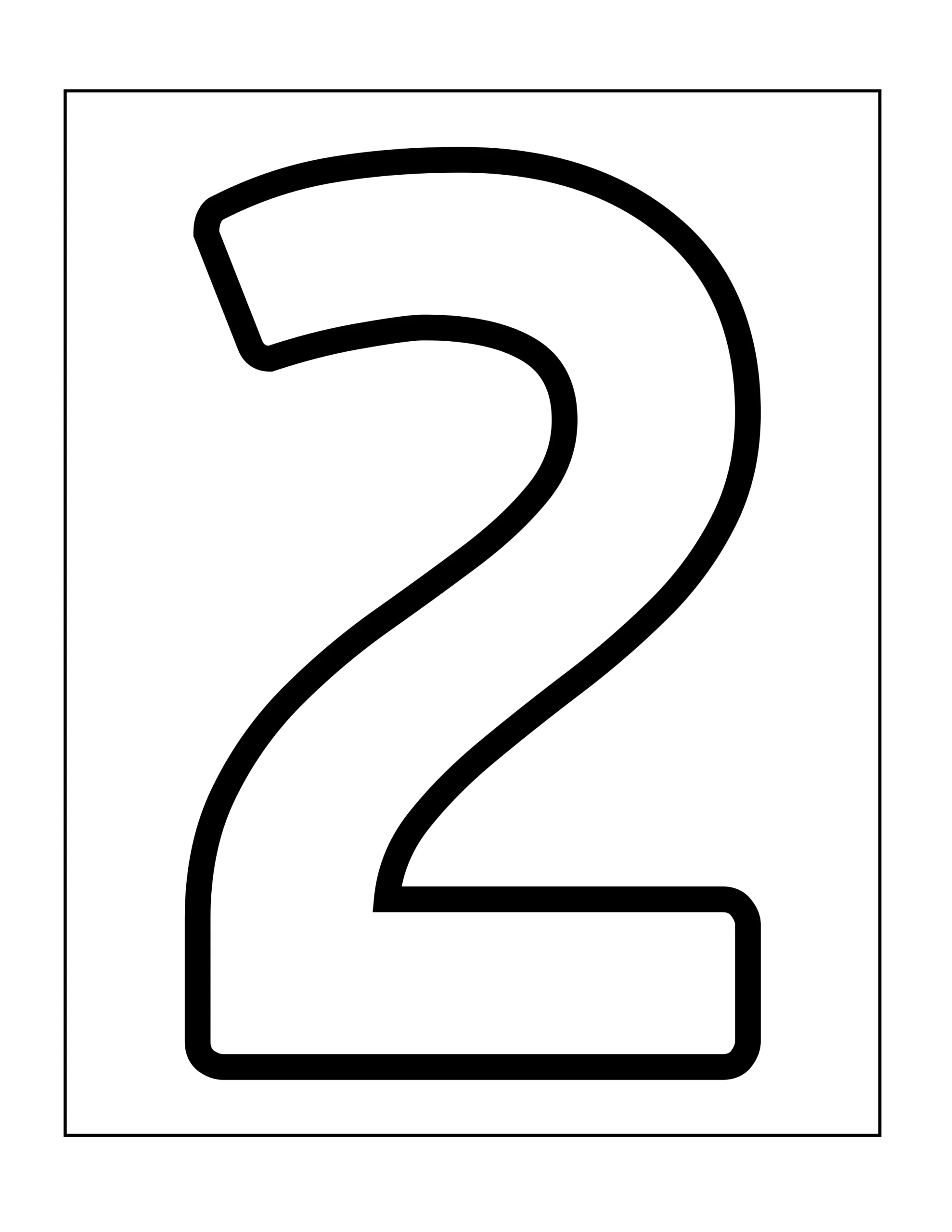 Numero para Colorear 8