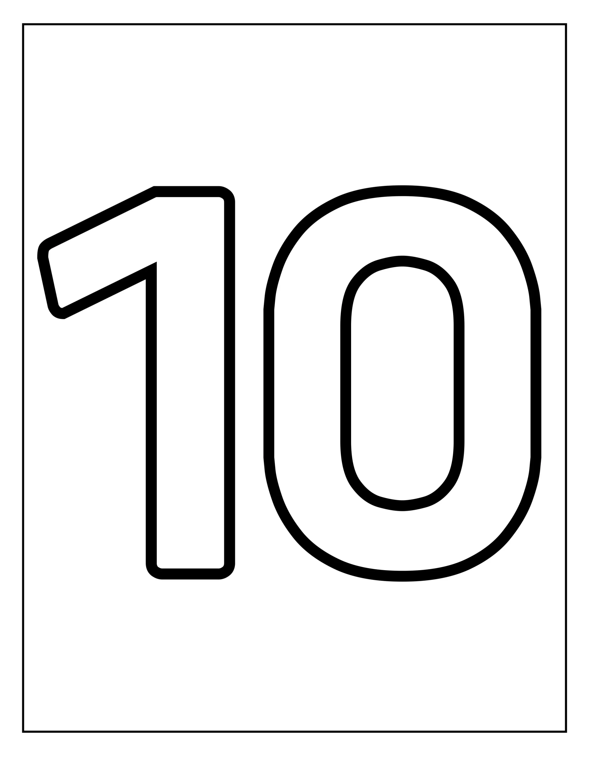 Numero para Colorear 17