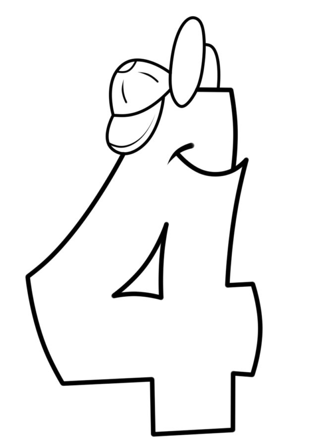 Numero para colorear 102