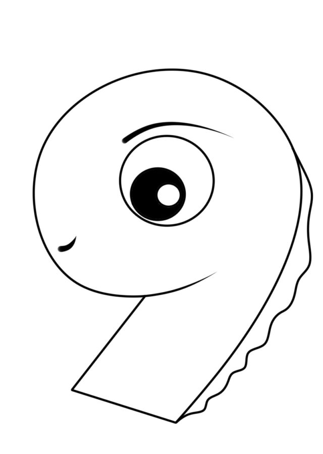 Numero para colorear 105