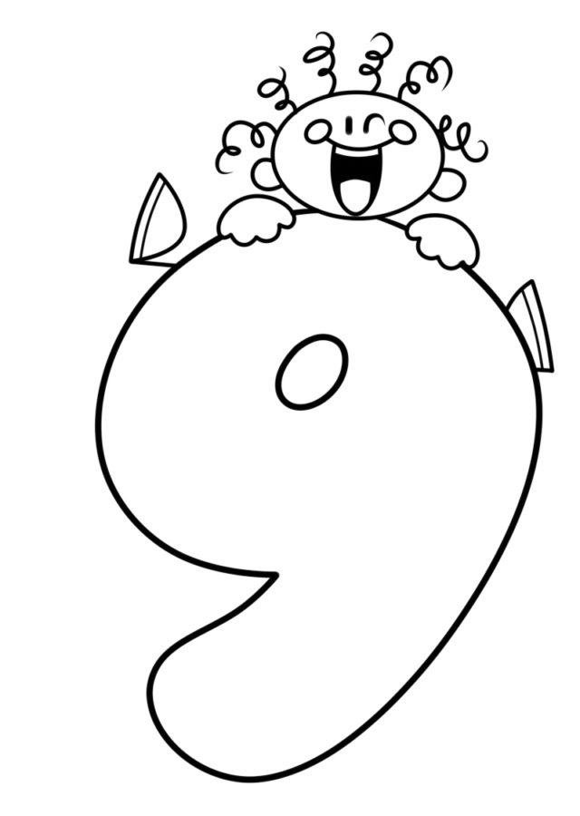 Numero para colorear 108