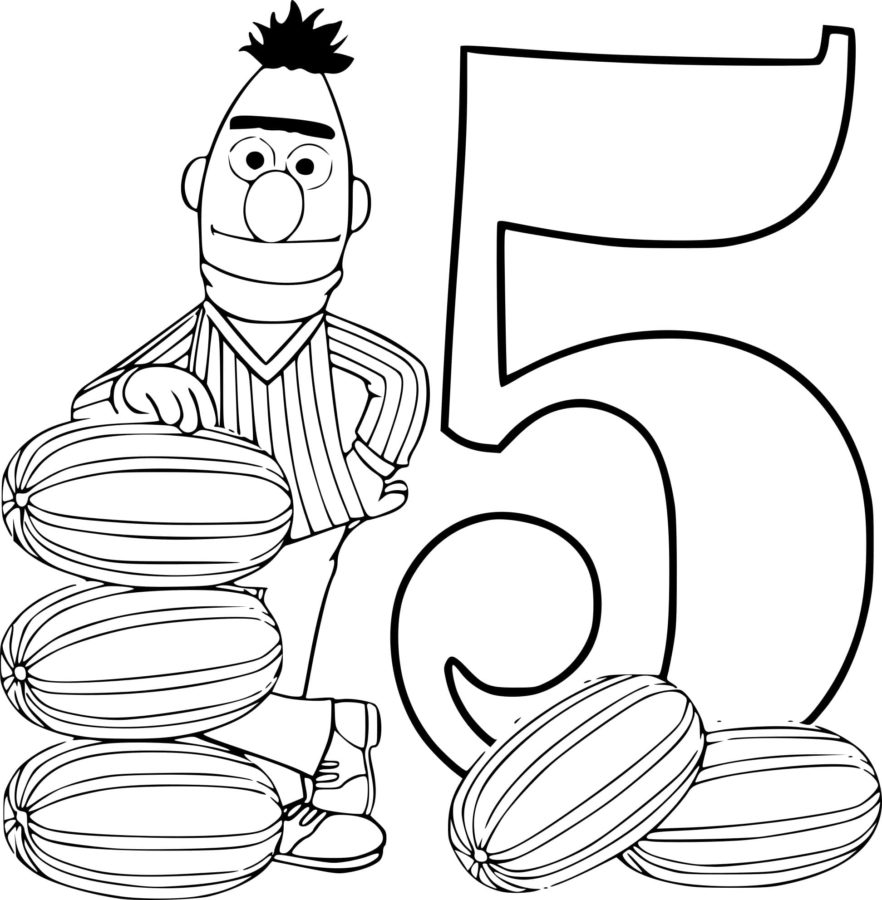 Numero para colorear 38