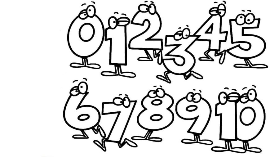 Numero para colorear 58