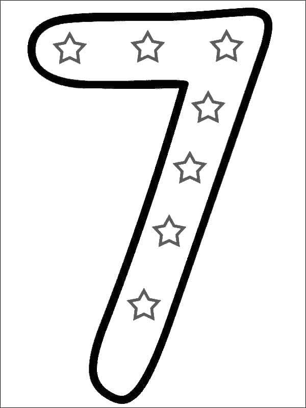 Numero para colorear 61