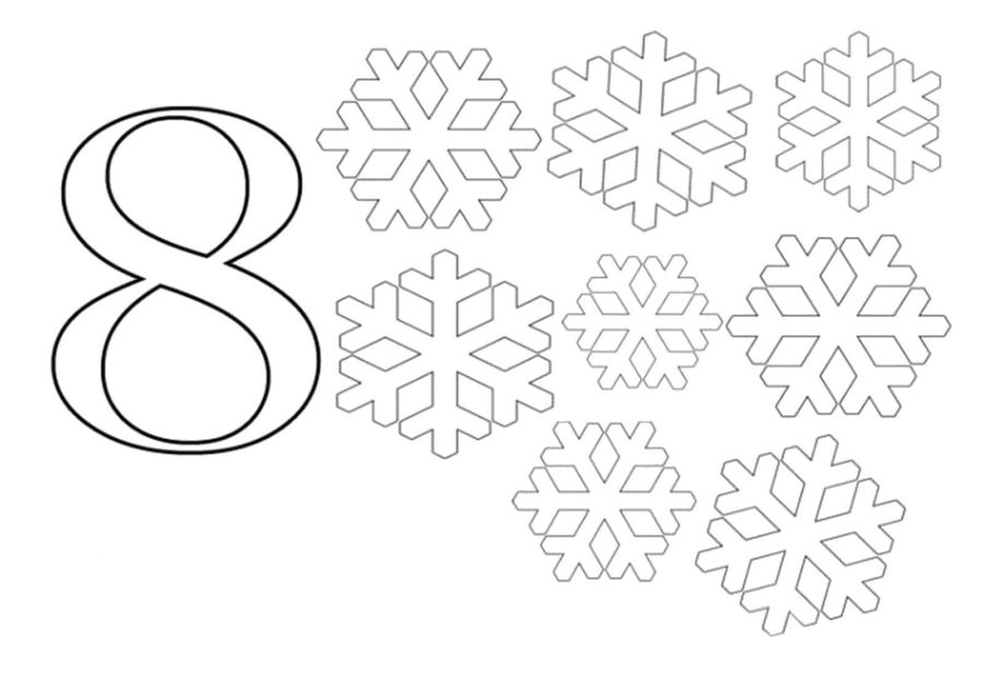 Numero para colorear 68