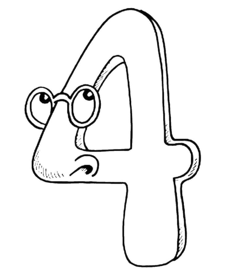 Numero para colorear 8