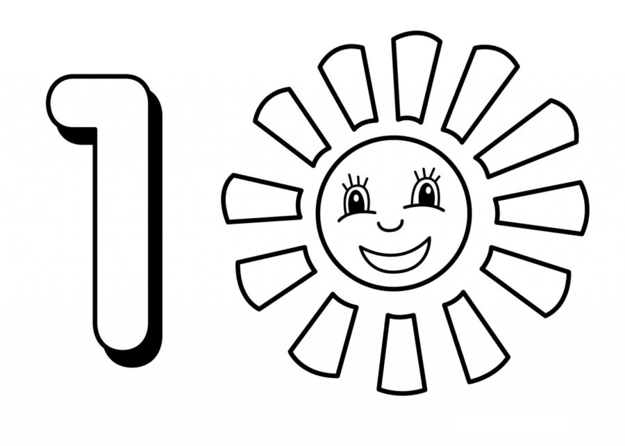 Numero para colorear 9