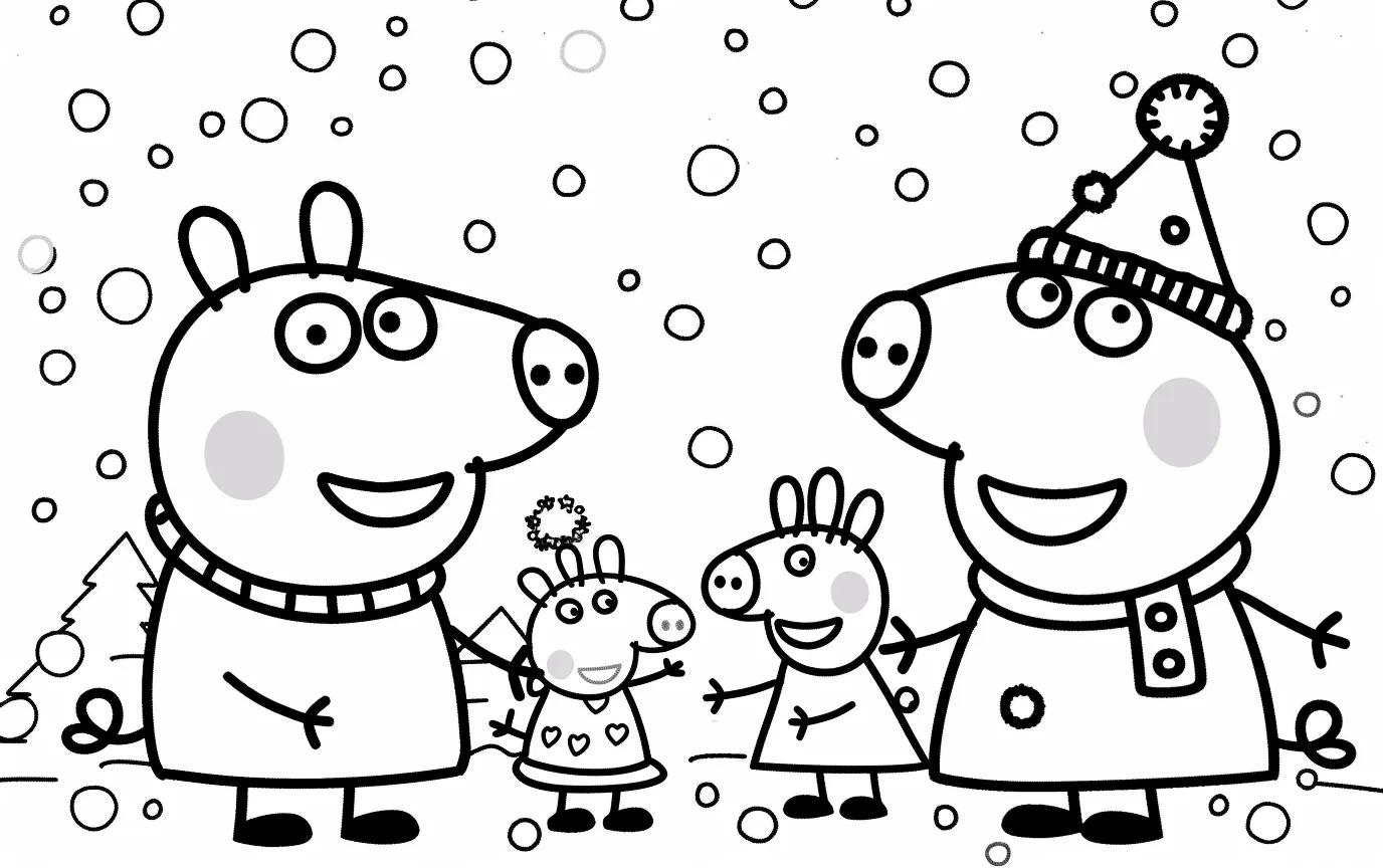 150 Peppa Pig Para Colorear | Colorear Lindo Cerdo Gratis