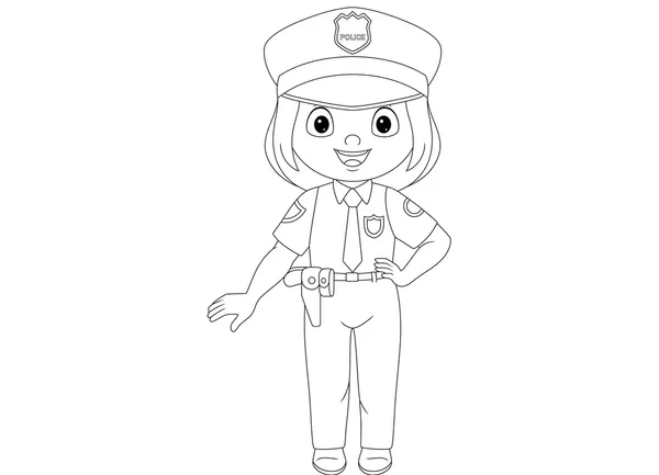 Policía 24 Policía para Colorear 18