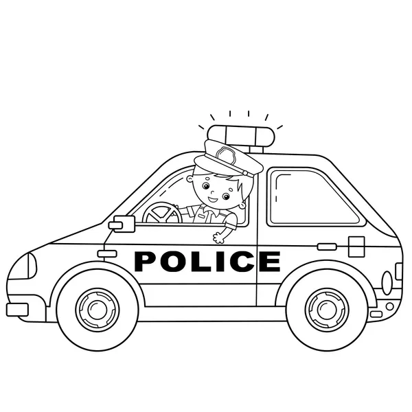 Policía 40 Policía para Colorear 34