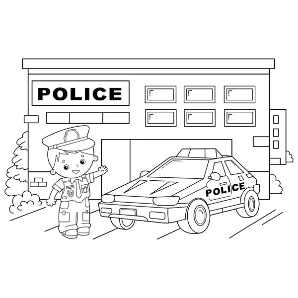 Policía 54 Policía para Colorear 48