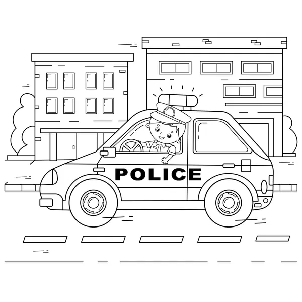 Policía 55 Policía para Colorear 49