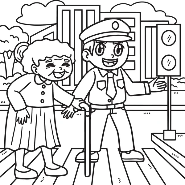 Policía 79 Policía para Colorear 73