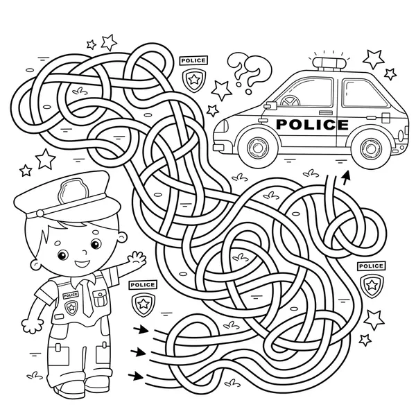 Policía 84 Policía para Colorear 78