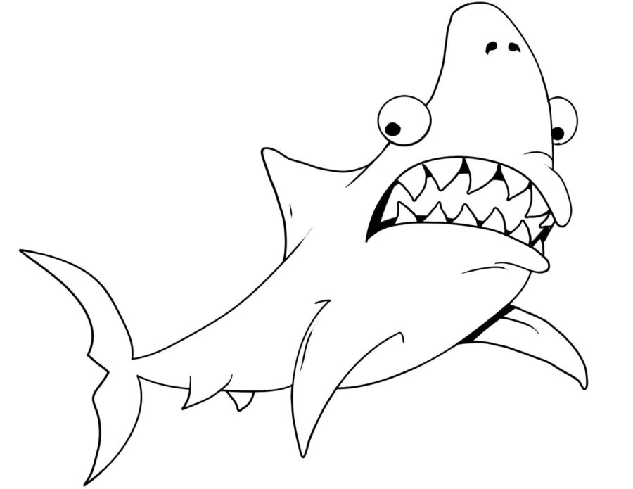 Tiburones 77 Tiburones para Colorear 64
