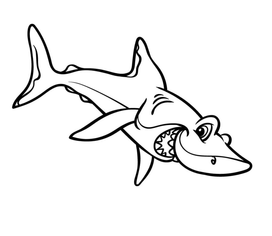 Tiburones 95 Tiburones para Colorear 83