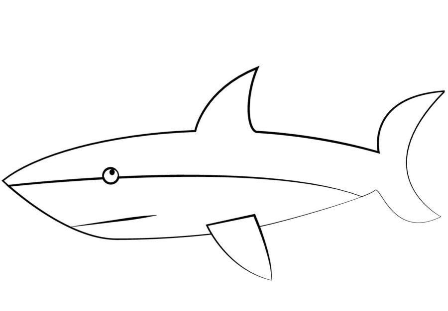 Tiburones 97 Tiburones para Colorear 85