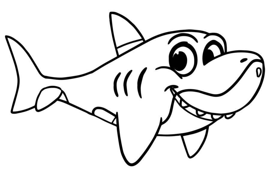 Tiburones 103 Tiburones para Colorear 91