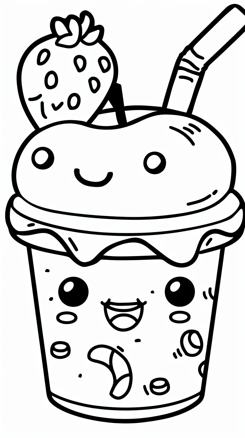 Comida kawaii 8 comida kawaii para colorear 6