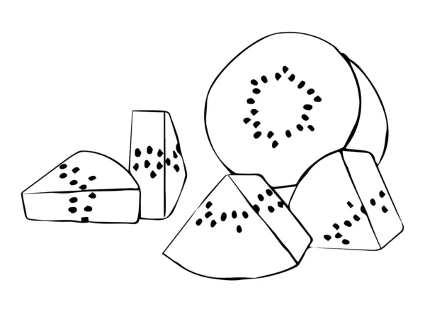 kiwi para colorear 68