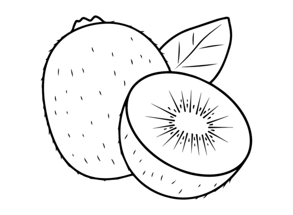 kiwi para colorear 63