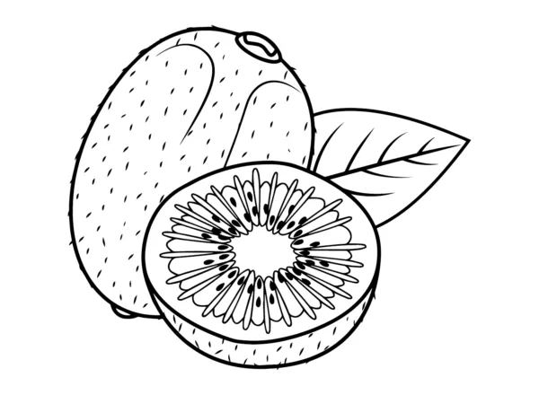 kiwi para colorear 47