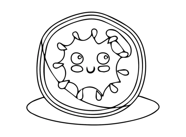 kiwi para colorear 73