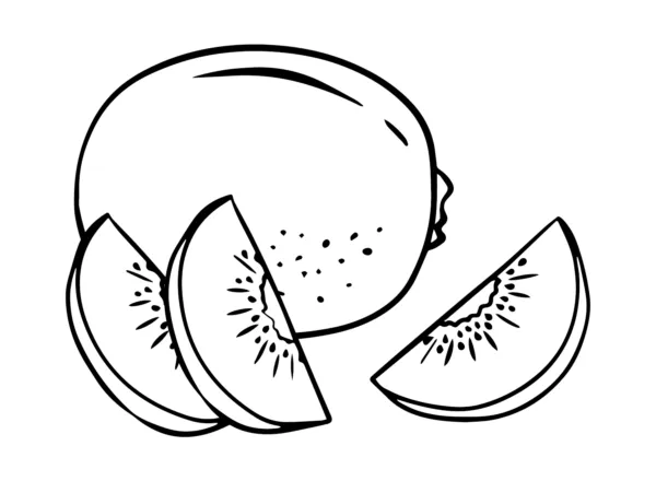 kiwi para colorear 71