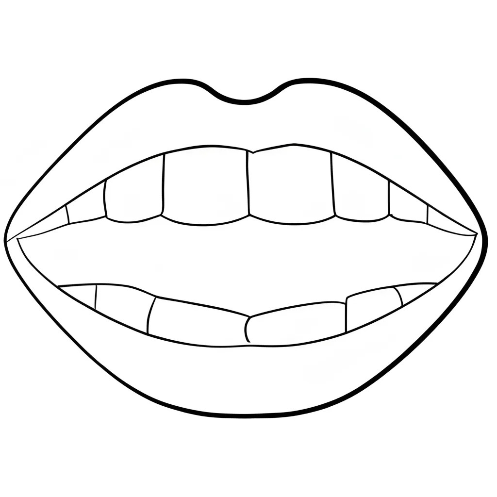 Boca 31 páginas para colorear gratis Boca para colorear para adultos