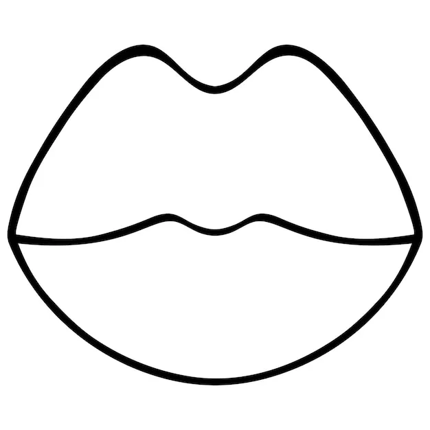 Boca 29 Boca para colorear páginas para colorear gratis 1