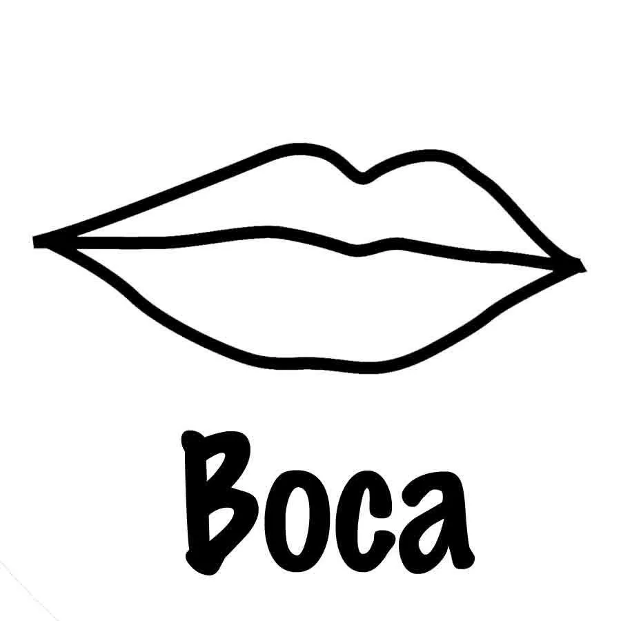 Boca 25 Boca para colorear páginas para colorear imprimibles