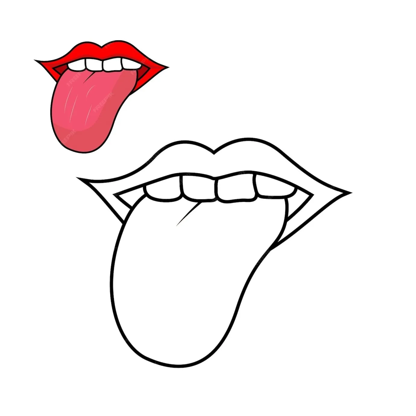 Boca 21 Boca para colorear páginas para colorear gratis