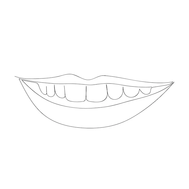 Boca 10 Boca para colorear páginas para colorear para imprimir gratis 1