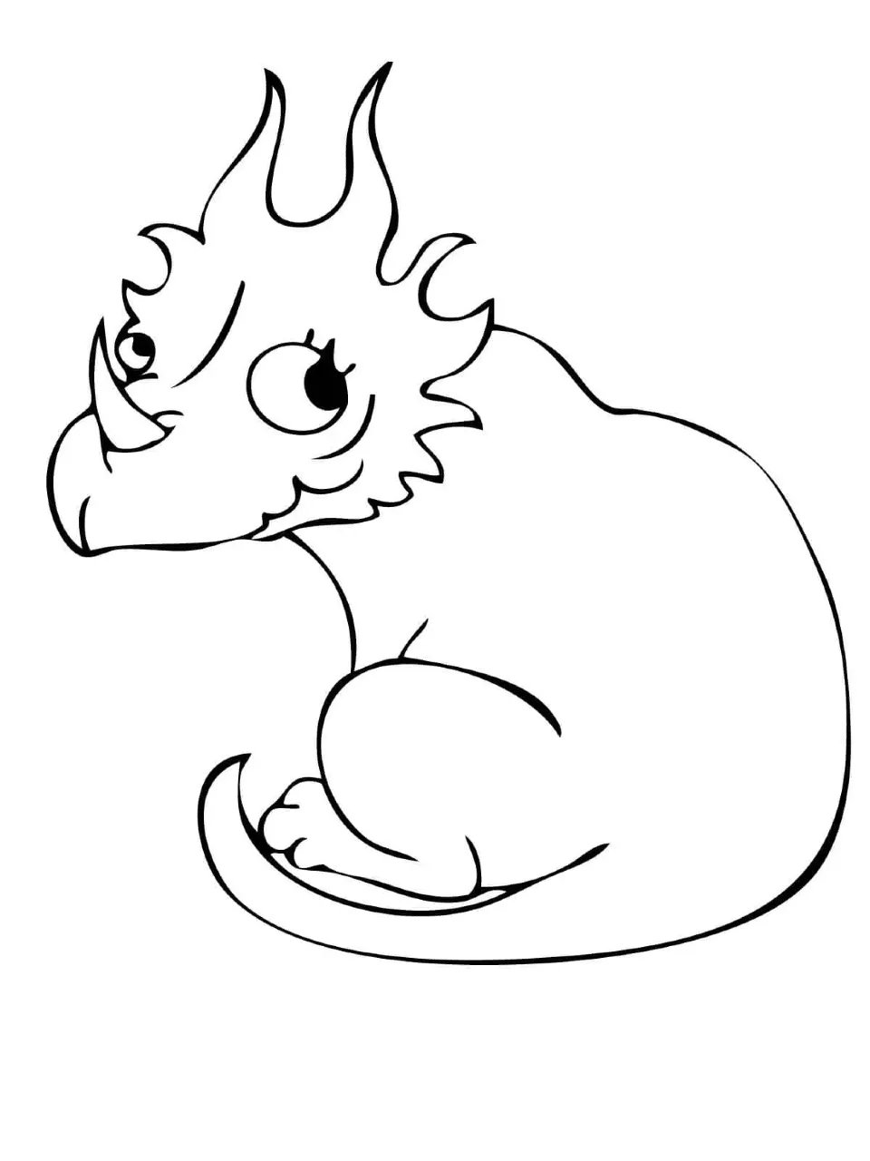 Dinosaurios 34 Dinosaurios dibujos para colorear