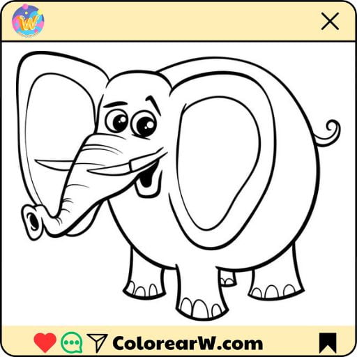 26 Elephants coloring pages: Download and Print for Free