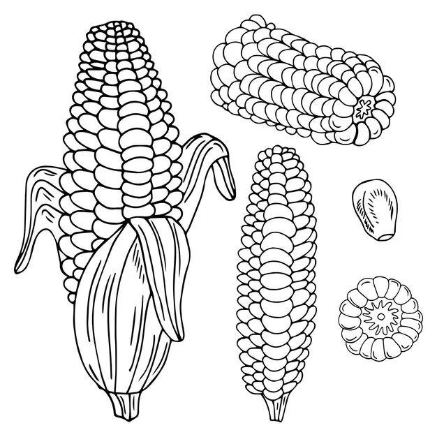 Elote Ausmalbilder Seiten Ausmalbilder für Erwachsene 2