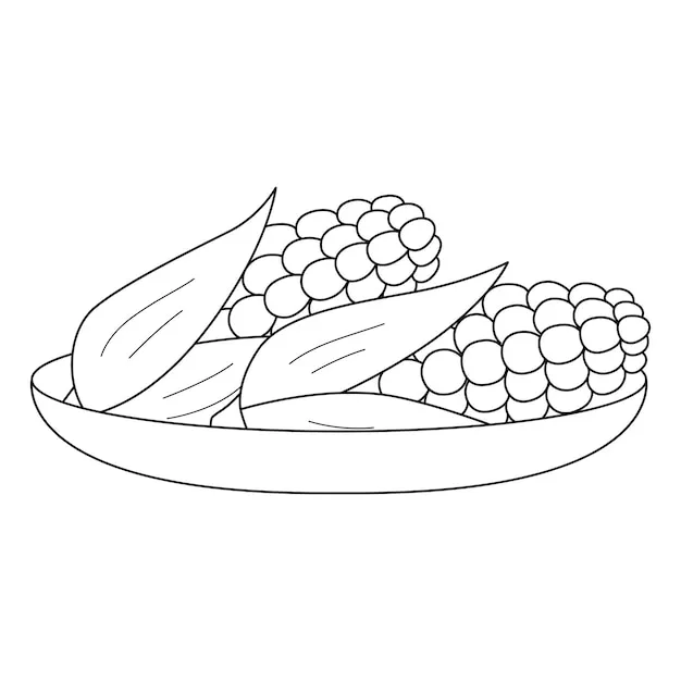 Mais Ausmalbilder Zeichnungen Ausmalbilder