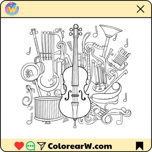 Instrumentos Musicales 1 Instrumentos Musicales para colorear thumbnail