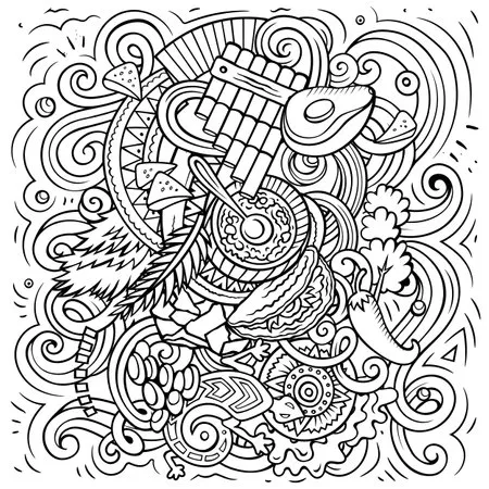 Instrumentos Musicales 132 páginas para colorear gratis Instrumentos Musicales para colorear pdf 2
