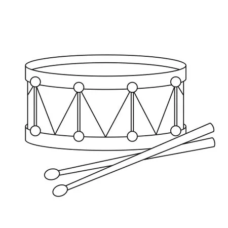 Instrumentos Musicales 131 Instrumentos Musicales para colorear dibujos para colorear 2