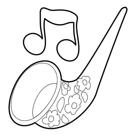 Instrumentos Musicales 116 Instrumentos Musicales para colorear páginas para colorear para imprimir 1