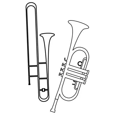 Instrumentos Musicales 69 Instrumentos Musicales para colorear páginas para colorear para adultos 3
