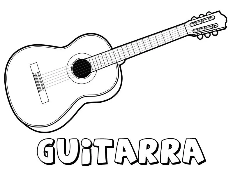 Instrumentos Musicales 49 Instrumentos Musicales para colorear páginas para colorear imprimibles 2