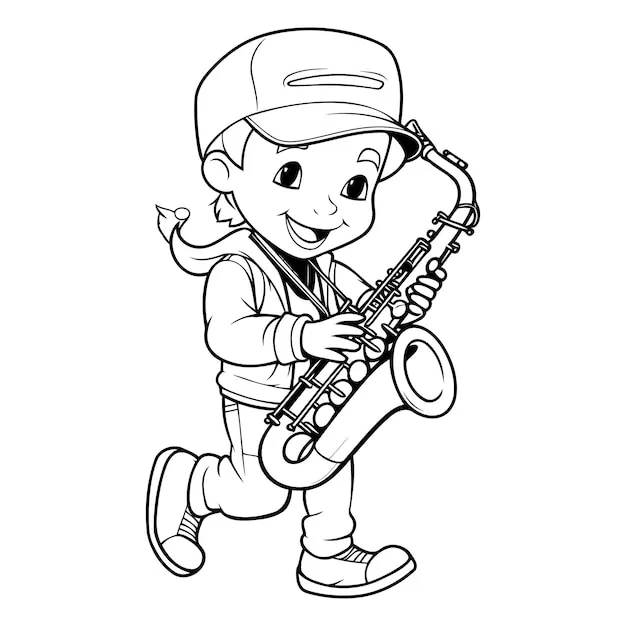 Instrumentos Musicales 227 páginas para colorear gratis para adultos Instrumentos Musicales para colorear 4