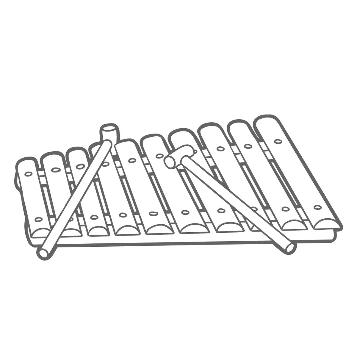 Instrumentos Musicales 18 Instrumentos Musicales para colorear páginas para colorear para adultos