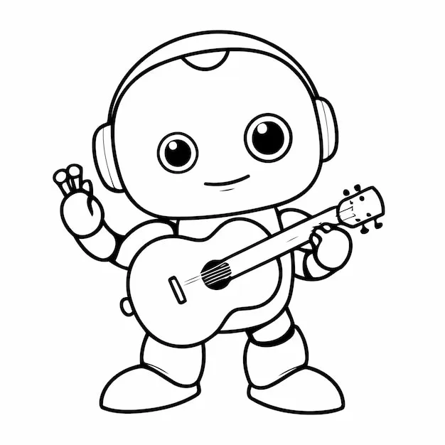 Instrumentos Musicales 207 niños Instrumentos Musicales para colorear páginas para colorear 3