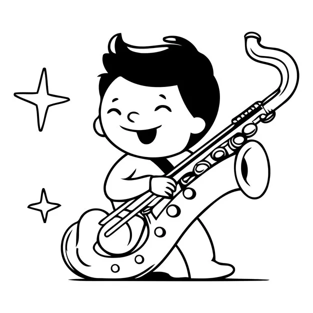 Instrumentos Musicales 202 páginas para colorear imprimibles gratis Instrumentos Musicales para colorear 2
