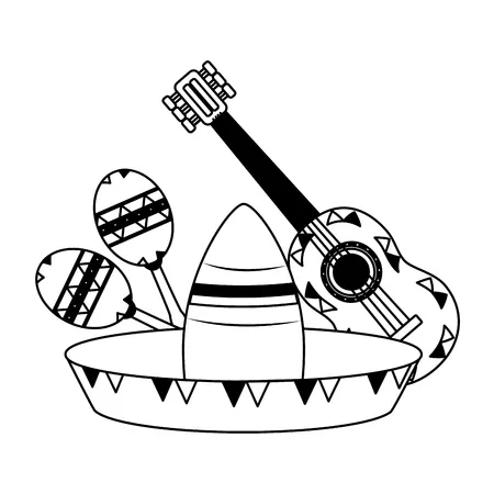 Instrumentos Musicales 195 Instrumentos Musicales para colorear páginas para colorear para imprimir gratis 3