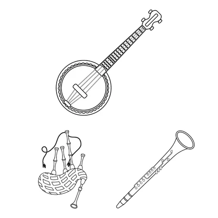 Instrumentos Musicales 153 páginas para colorear gratis Instrumentos Musicales para colorear 6
