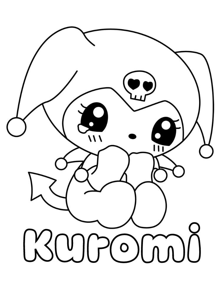 41 Kuromi Para Colorear: Imágenes Gratis Para Divertirte